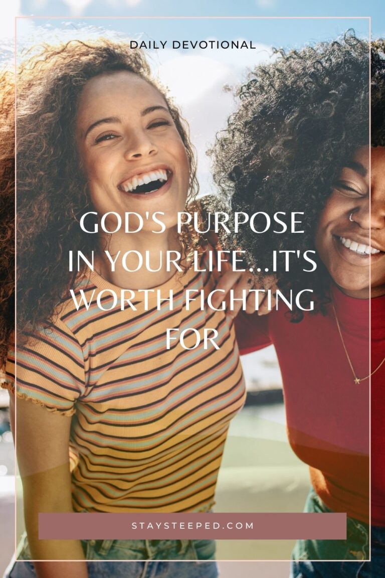 God's purpose in your life should be guarded